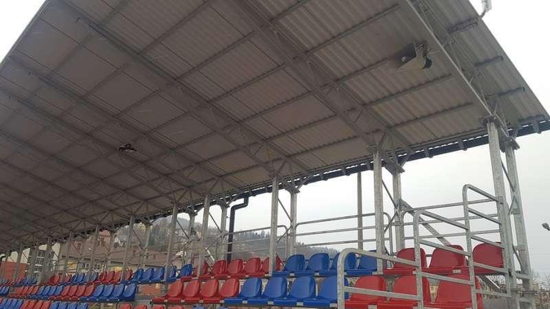 Nowe nagłośnienie na  stadionie Babiej Góry.