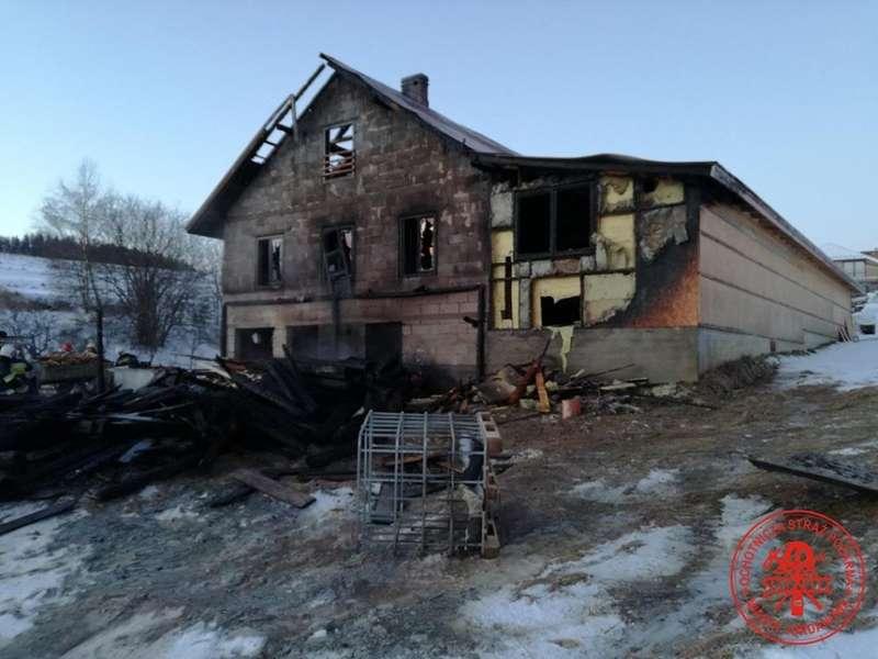 Poranna interwencja strażaków w Sidzinie