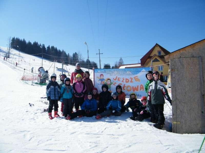 Bystra-Sidzina. „Jeżdżę z głową”- zajęcia nauki jazdy na nartach i snowbordzie