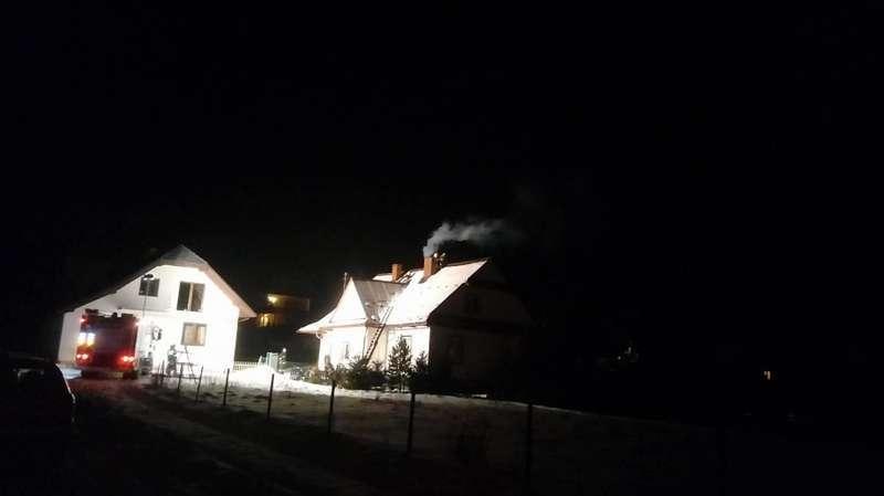 Bystra Podhalańska. Pożar sadzy