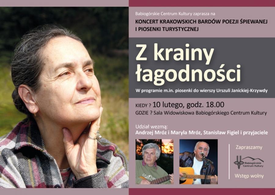 Zawoja. „Z krainy łagodności” – koncert krakowskich bardów