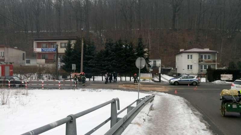 Sucha Beskidzka. Nie udzielił pierwszeństwa przejazdu.