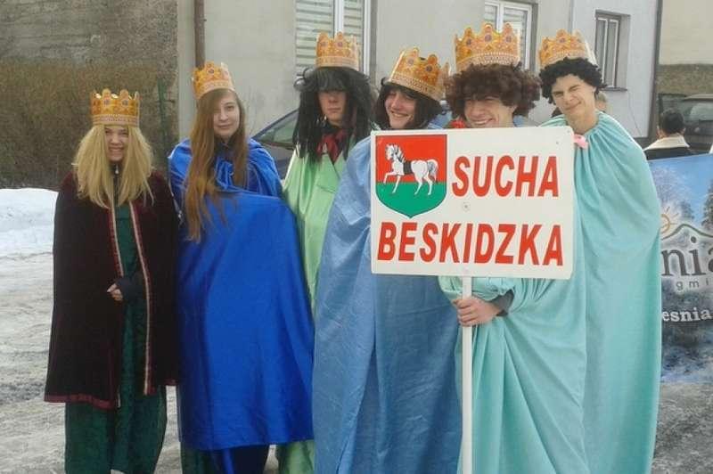 Młodzież z Witosa na Narciarskim Rajdzie Chłopskim w Rajczy