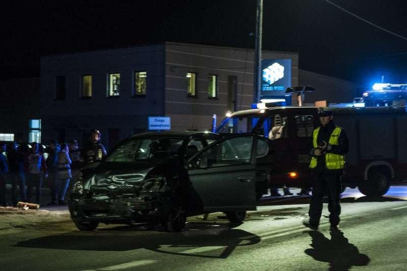 Białka. Kolizja toyoty  i seata.