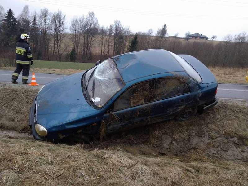 Jordanów. Dachował lanosem
