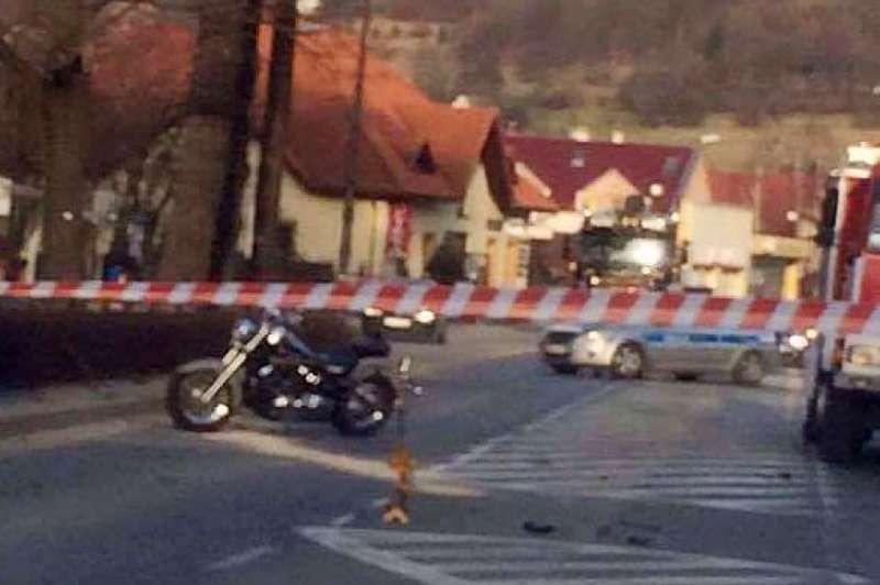 Motocyklista w opałach