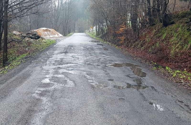 Droga w Żarnówce przejdzie przynajmniej cząstkowy remont
