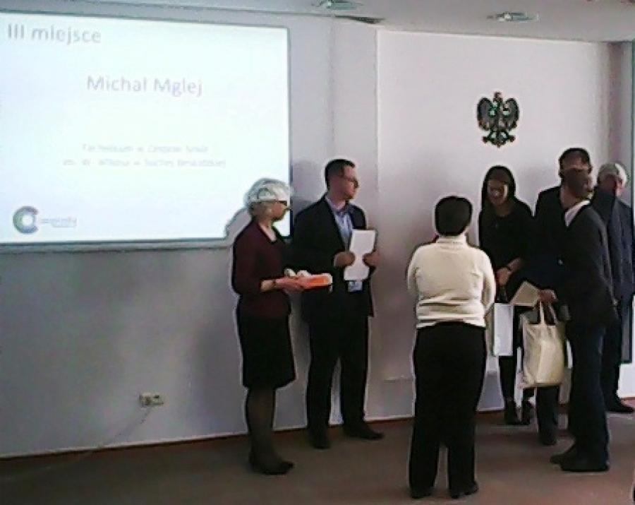 Jeszcze jeden najwiekszy dotychczasowy sukces Michała Mgleja  – finalista Olimpiady Statystycznej