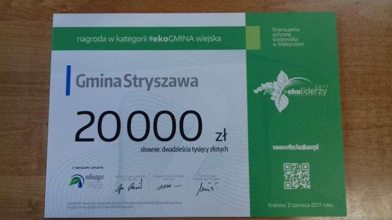 Stryszawa ekoliderem