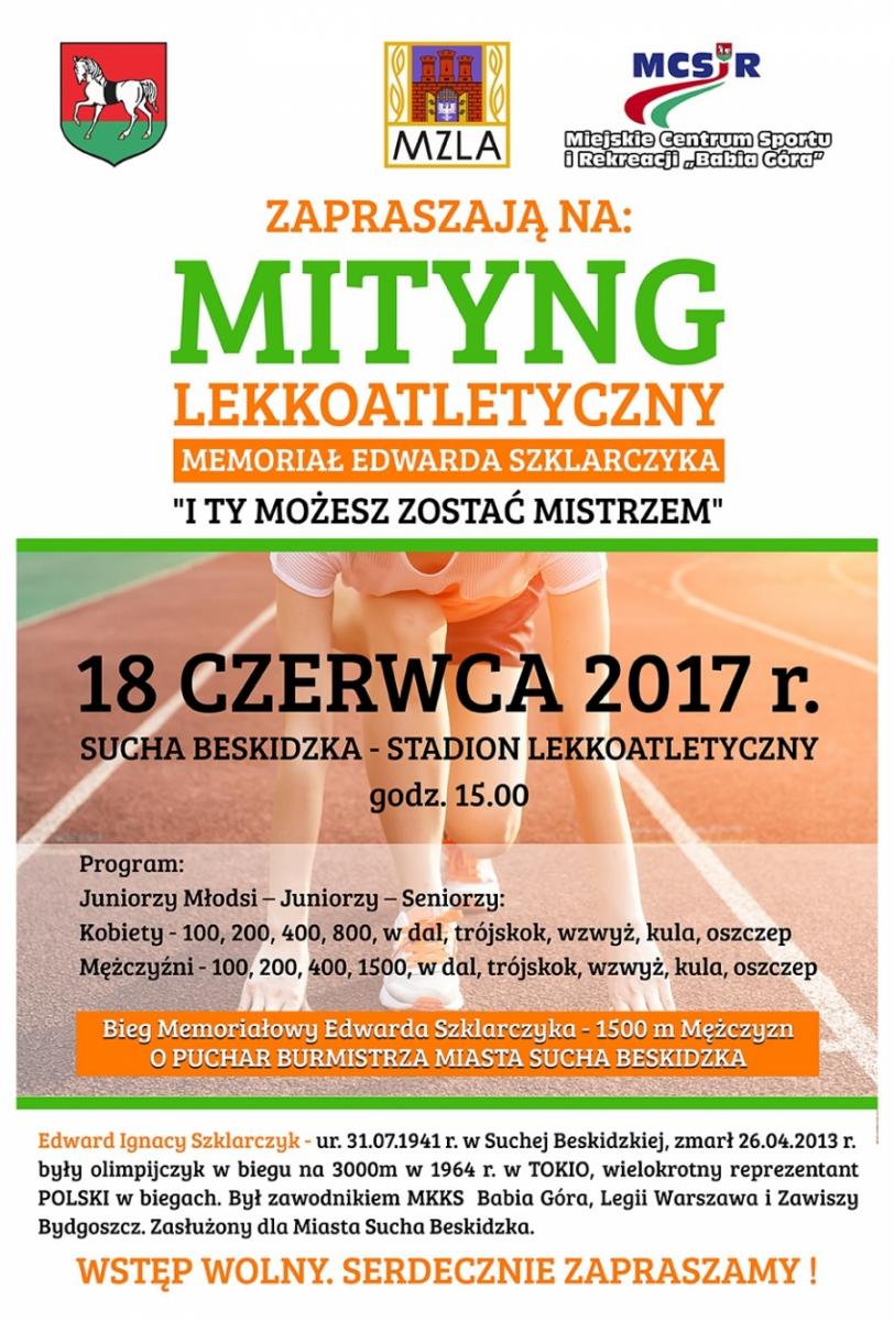 Pierwszy taki miting lekkoatletyczny w Suchej Beskidzkiej