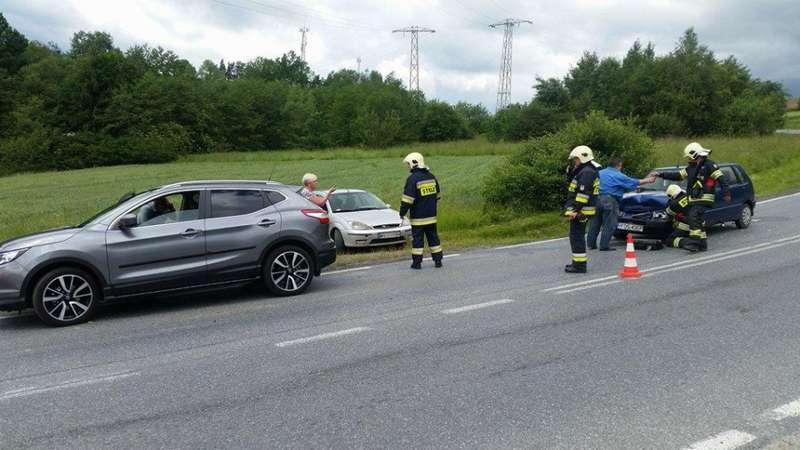 Wjechał w nissana