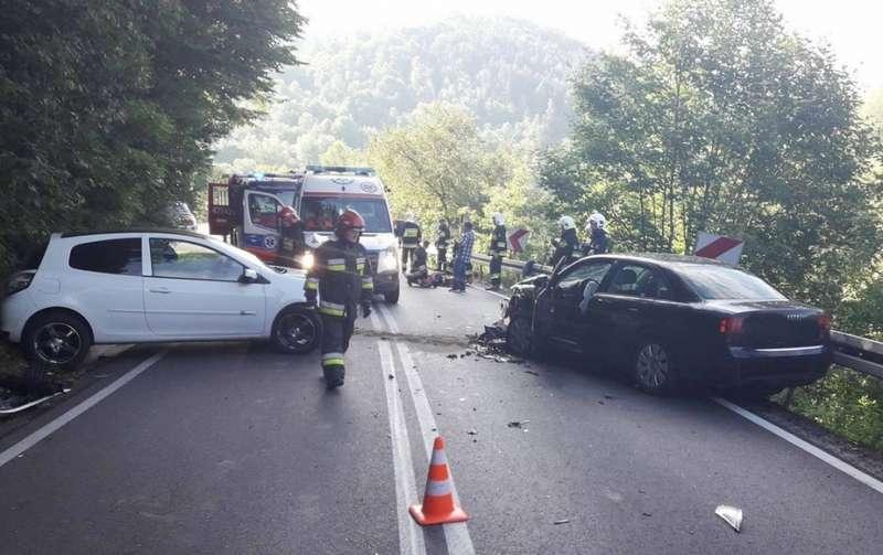 Kolizja audi z renault