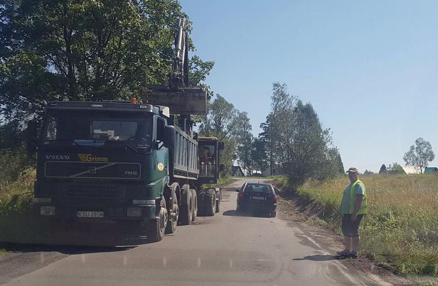 Zawoja. Przejazd nie dla ciężarówek