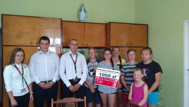Zebrali tysiąc złotych dla Domu Dziecka