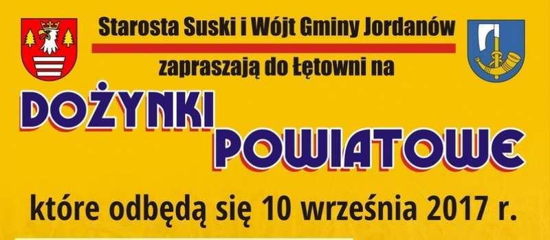 Oto starostowie powiatowych  dożynek