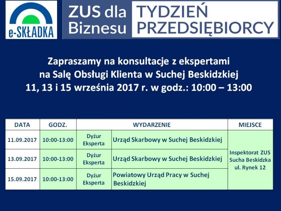 Zapraszamy na  szkolenia w Suchej Beskidzkiej