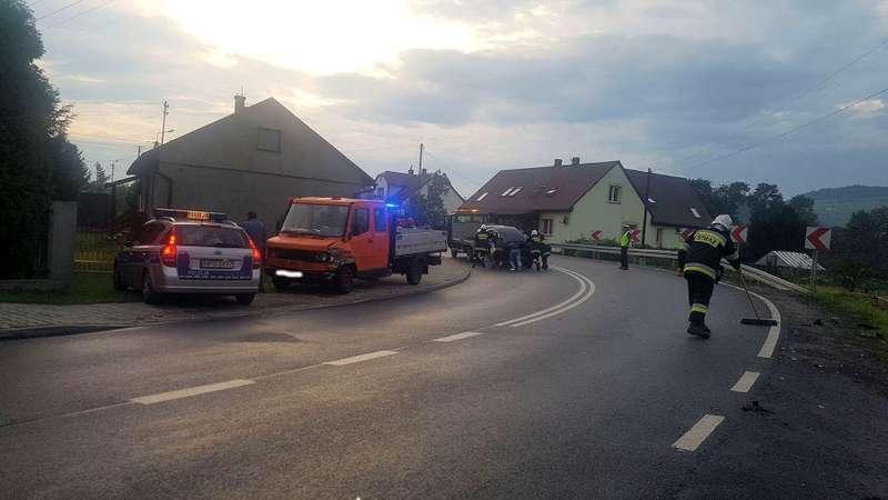 Stryszawa: Zderzenie na wojewódzkiej