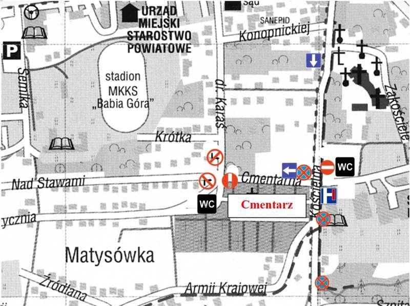 Będą zmiany przy cmentarzu