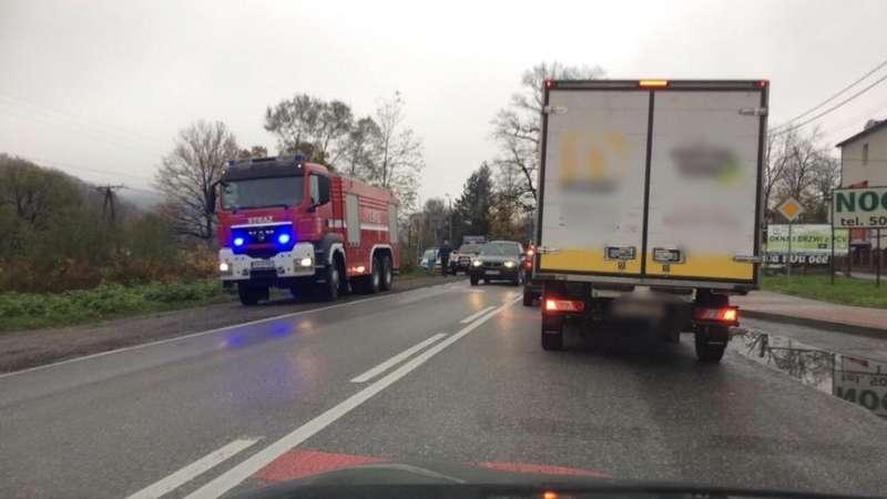 Kolizja przy przejściu dla pieszych