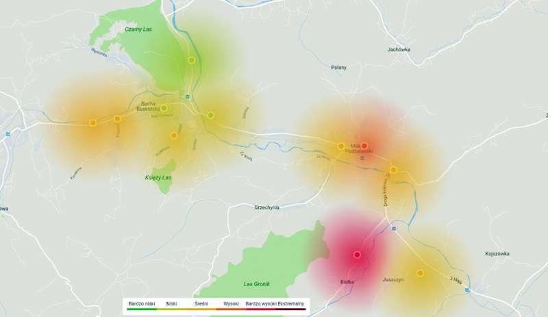 Maków Podhalański. Powietrze pod lupą