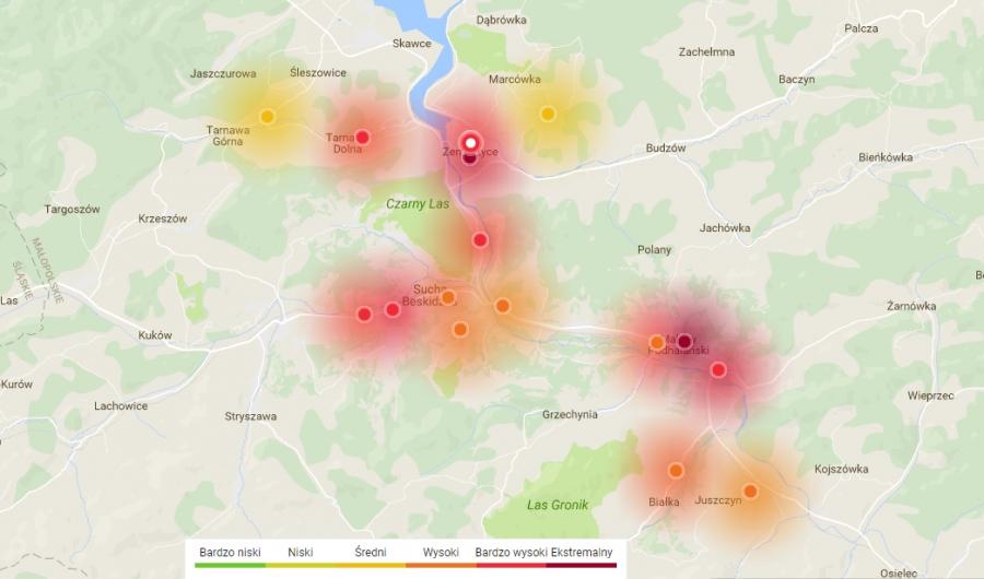 Zembrzyce. Powietrze pod kontrolą.