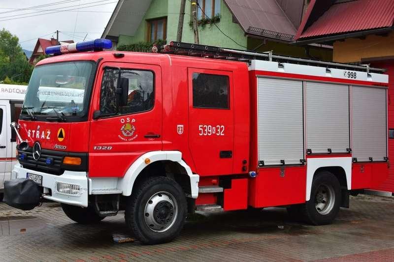 Mieszkańcy Zawoi dziękują strażakom za pomoc w czasie wichur