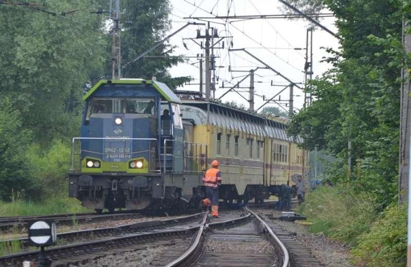Tragedia na  torach w Makowie