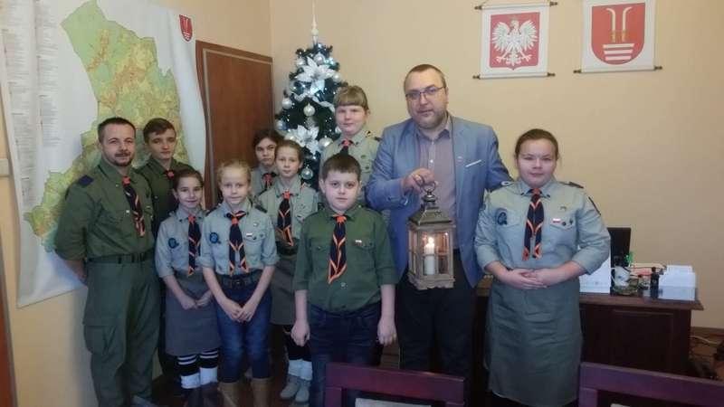 Betlejemskie Światło Pokoju w Gminie Stryszawa