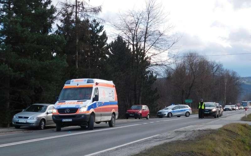 Kolizja w Zembrzycach na Dąbiu