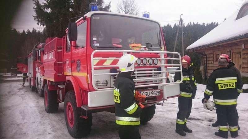 Ogień pojawił się w kominie w karczmie