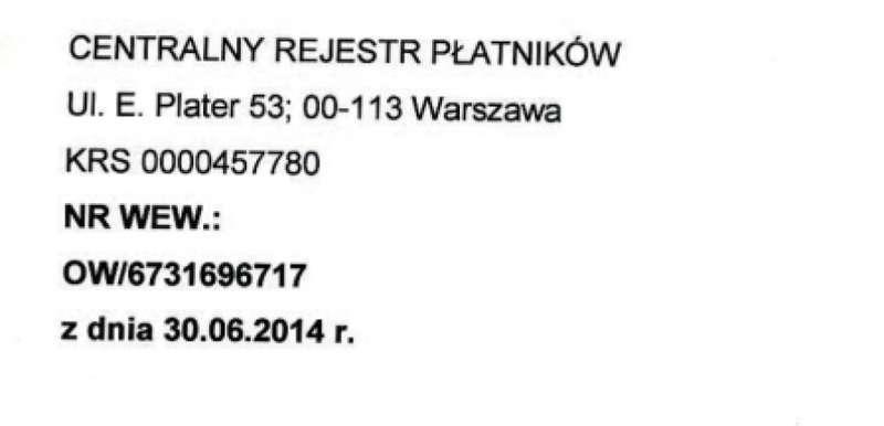 Nie daj się nabrać - wpis do rejestru podatników jest bezpłatny