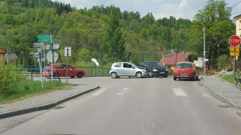 Kolizja w Stryszawie