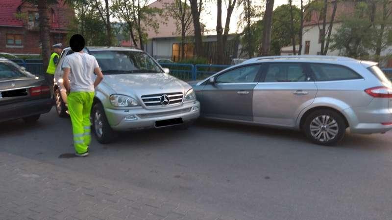 Maków Podhalański. Pierwsza kolizja po zmianie organizacji ruchu