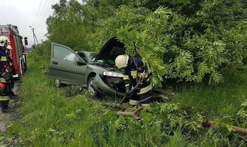 Nie sprostała ciężkim warunkom na drodze