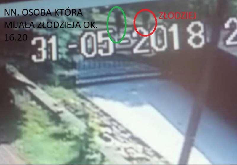 Zuchwała kradzież w Żarnówce