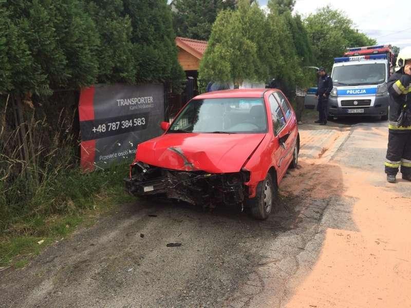 Jordanów.  Stracił panowanie nad pojazdem