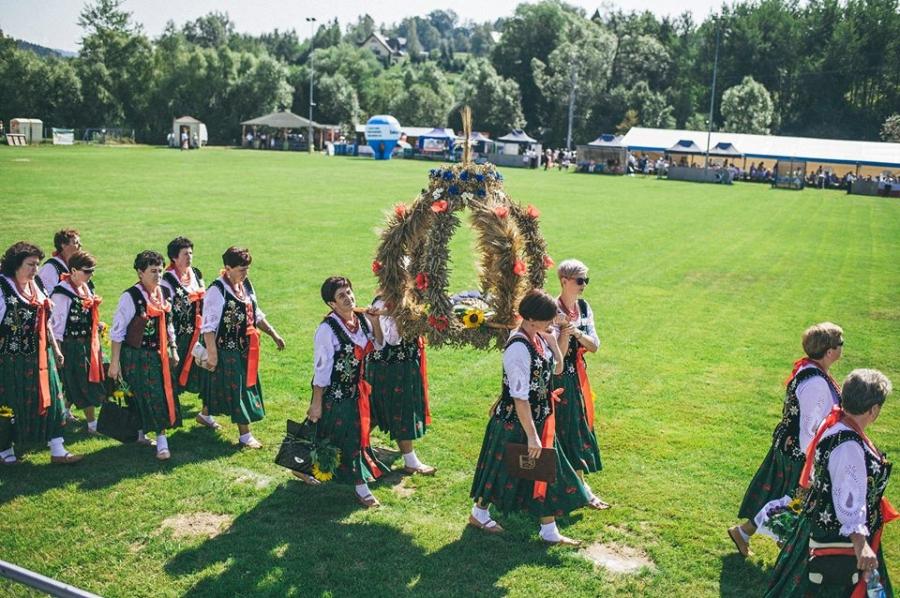 Mieszkańcy gminy Jordanów podziękowali za plony