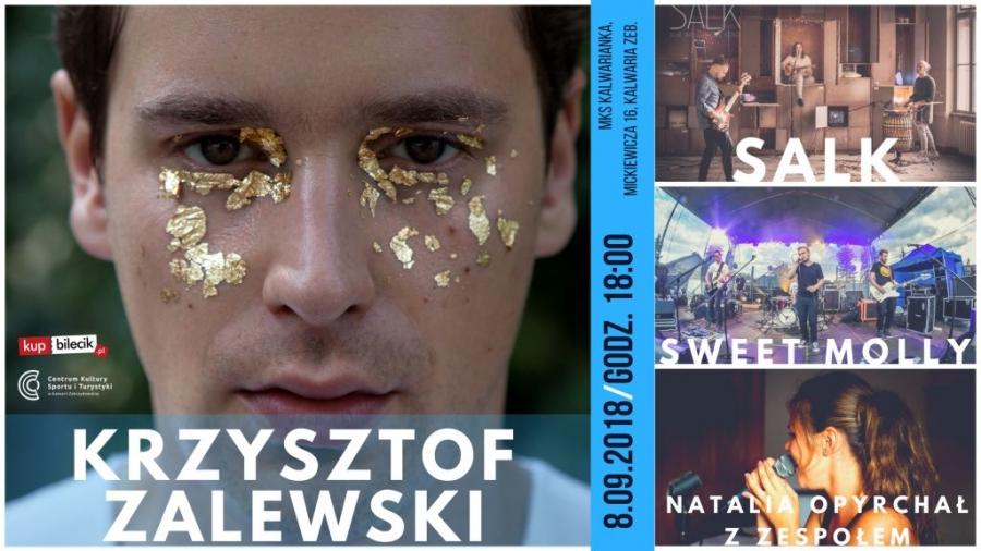 KONCERT KOŃCA LATA W KALWARII: ZALEWSKI/SALK/SWEEET MOLLY