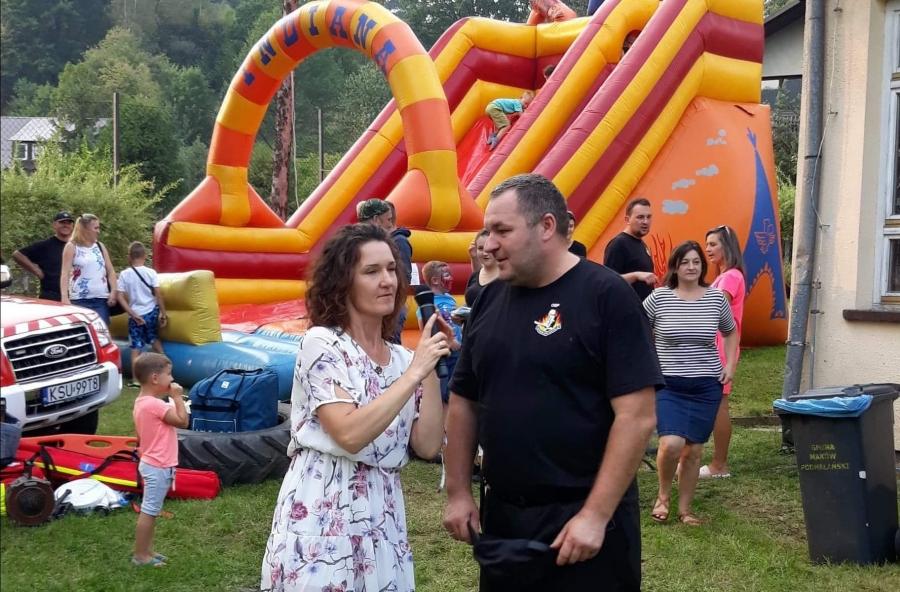 Strażacy podczas pikniku pożegnali wakacje