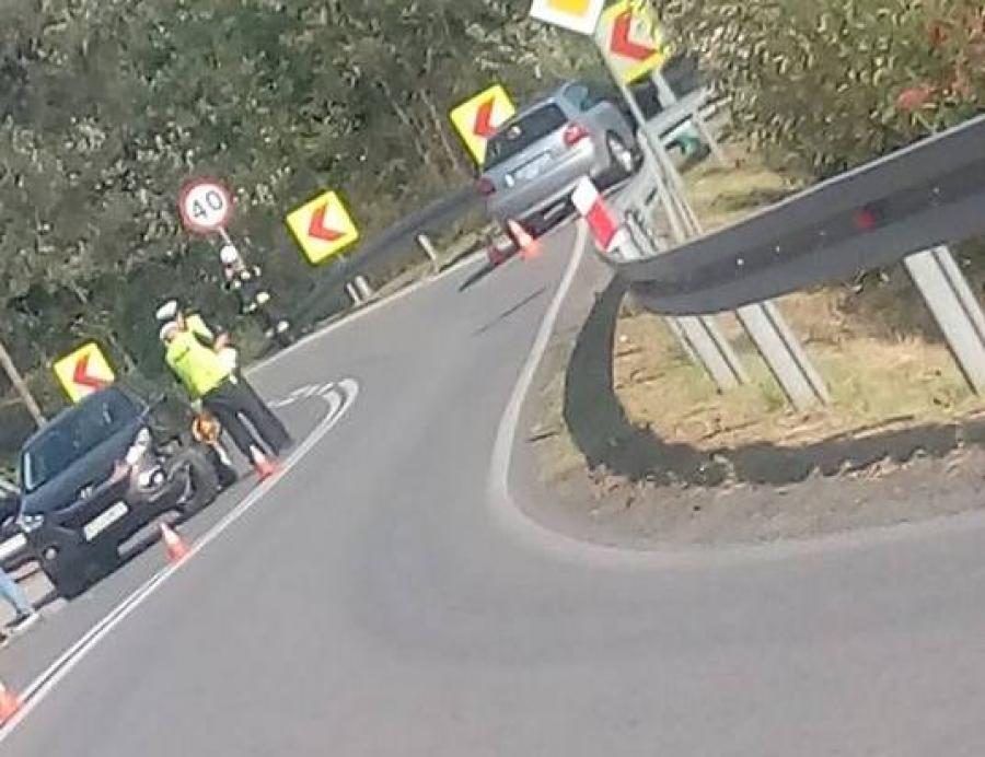 Wypadek w Palczy, kierowca w szpitalu