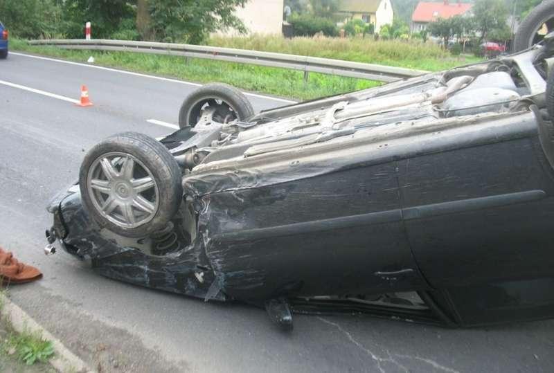 Wypadek w Makowie.