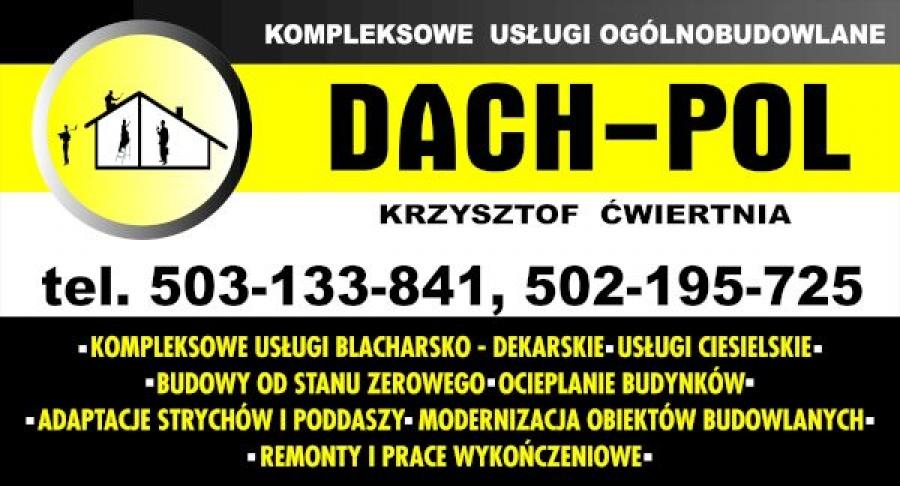 Dach-Pol oferta pracy – pracownik ogólnobudowlany.