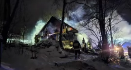 Ogień strawił dom w Grzechyni 