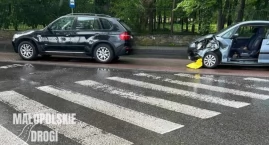 Sucha Beskidzka: Kolizja na ulicy Zamkowej 