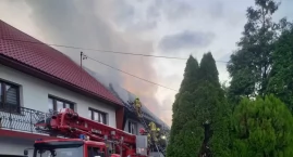 Duży pożar w Osielcu 