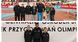 Julia Balcer i Nikodem Kołodziej z medalami podczas ogólnopolskich zawodów w Spale