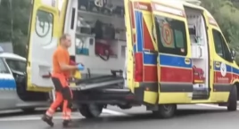 Poszkodowana w wypadku 10-latka zabrana do szpitala 