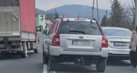 Zdarzenie drogowe w Makowie  Podhalańskim 