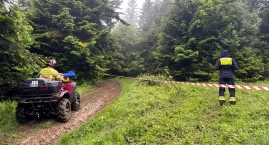 Katastrofa śmigłowca pod Mszaną Dolną. Zginął pilot maszyny