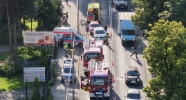 Zdarzenie drogowe w Makowie Podhalańskim. Są utrudni&hellip;